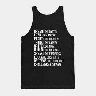 Black Heroes, Civil Rights Leaders, Black Lives Matter, I Can't Breathe Tank Top